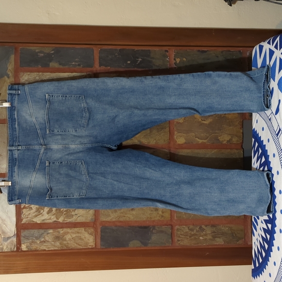 Medium Wash Ripped ASOS Jeans - Picture 2 of 4